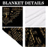 Golden Wedding Anniversary Blanket A Perfect Gift for Your Parents